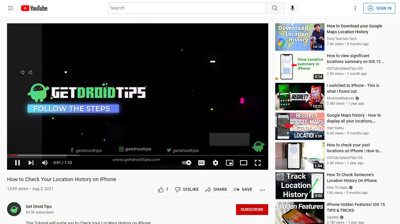 How to Check Your Location History on iPhone - YouTube