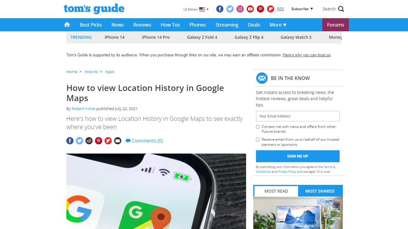 How to view Location History in Google Maps | Tom's Guide